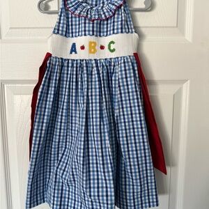 Blue and Red Kids Dress
